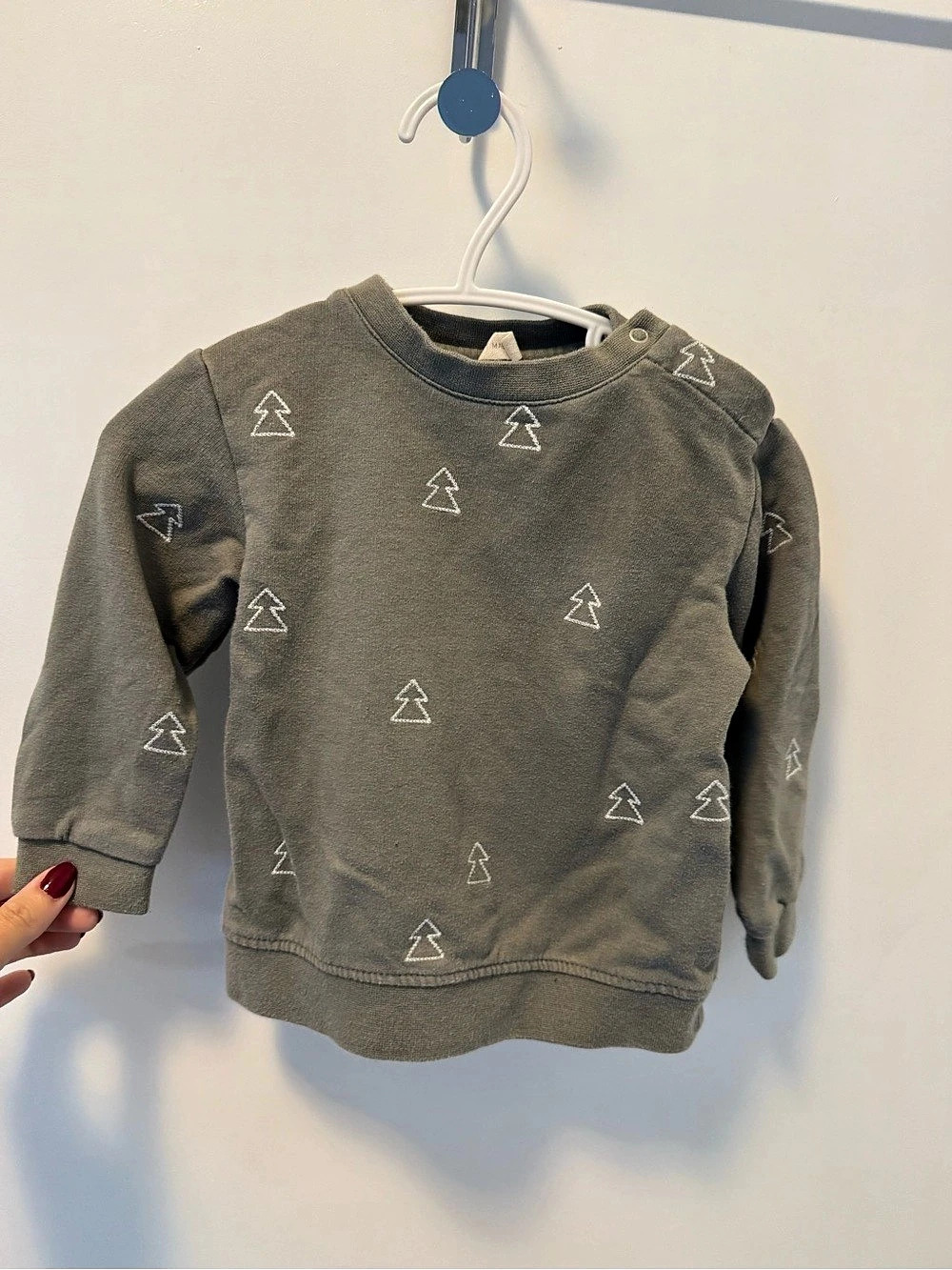 Quincy Mae Kids Tree Print Sweatshirt Size 6-12m